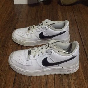black sharpie air force ones